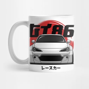 White GT 86 Front Mug